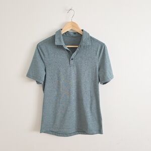 Lululemon Evolution Blue Green  Polo Shirt